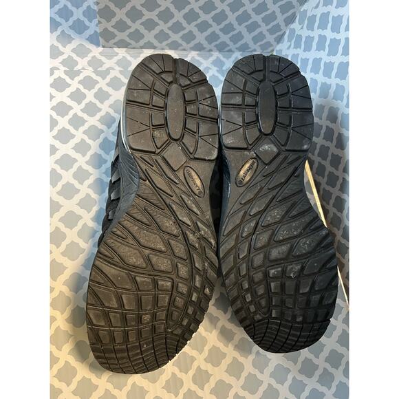 Larnmern Black Steel Toe Work Safety Lightweight Sneakers Size 9.5 Pre-Loved - Picture 5 of 8